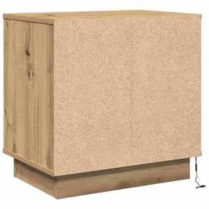 Κομοδίνο με συρτάρι 2 pcs Artisan Oak 50 x 34,5 x 50 εκ. - Pakobazaar