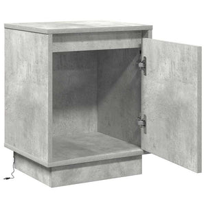 Κομοδίνο 2 pcs Σκυρόδεμα Γκρι 39 x 34,5 x 50 εκ. - Pakobazaar