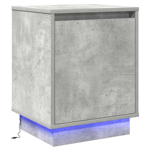 Κομοδίνο 2 pcs Σκυρόδεμα Γκρι 39 x 34,5 x 50 εκ. - Pakobazaar