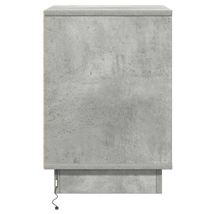 Κομοδίνο 2 pcs Σκυρόδεμα Γκρι 39 x 34,5 x 50 εκ. - Pakobazaar