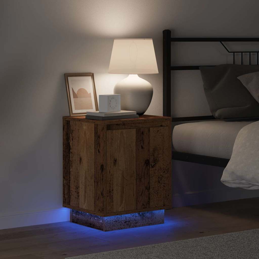 Κομοδίνο Παλιό ξύλο 39 x 34,5 x 50 εκ. Επεξεργασμένο ξύλο - Pakobazaar