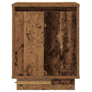 Κομοδίνο 2 pcs Παλιό ξύλο 39 x 34,5 x 50 εκ. Επεξεργασμένο ξύλο - Pakobazaar