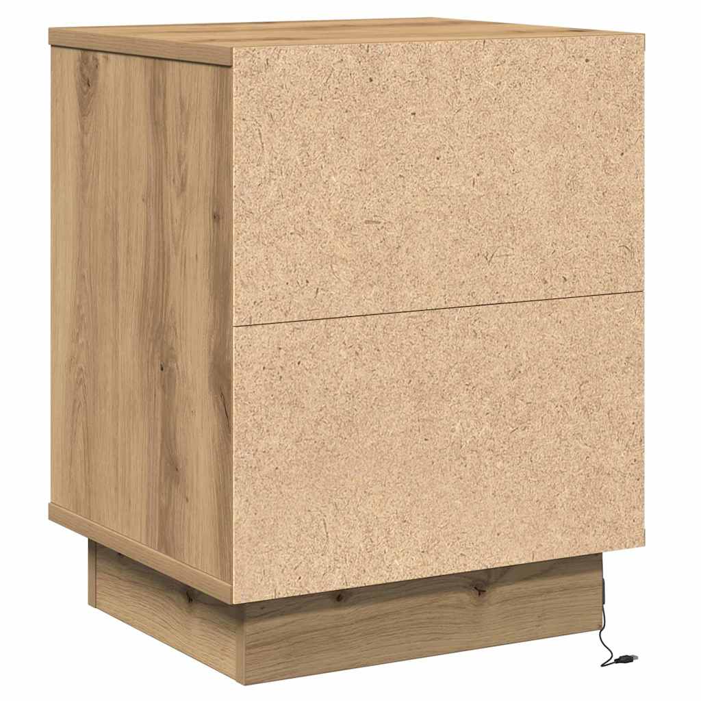 Κομοδίνο 2 pcs Artisan Oak 39 x 34,5 x 50 εκ. - Pakobazaar