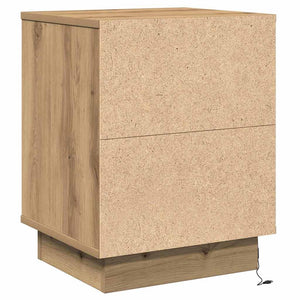 Κομοδίνο 2 pcs Artisan Oak 39 x 34,5 x 50 εκ. - Pakobazaar