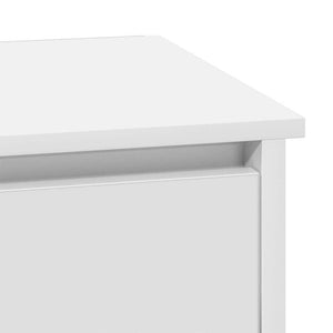 Κομοδίνο 2 pcs Λευκό 39 x 34,5 x 50 εκ. Επεξεργασμένο ξύλο - Pakobazaar