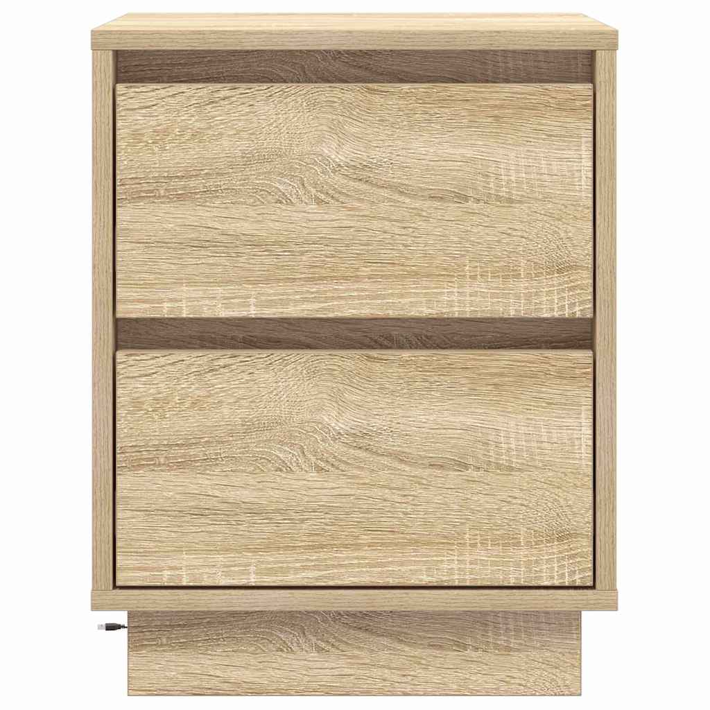 Κομοδίνο Δρύς Sonoma 39 x 34,5 x 50 εκ. Επεξεργασμένο ξύλο - Pakobazaar