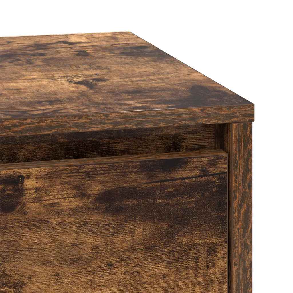 Κομοδίνο με συρτάρι 2 pcs Καπνιστό Δρύς 39 x 34,5 x 50 εκ. - Pakobazaar