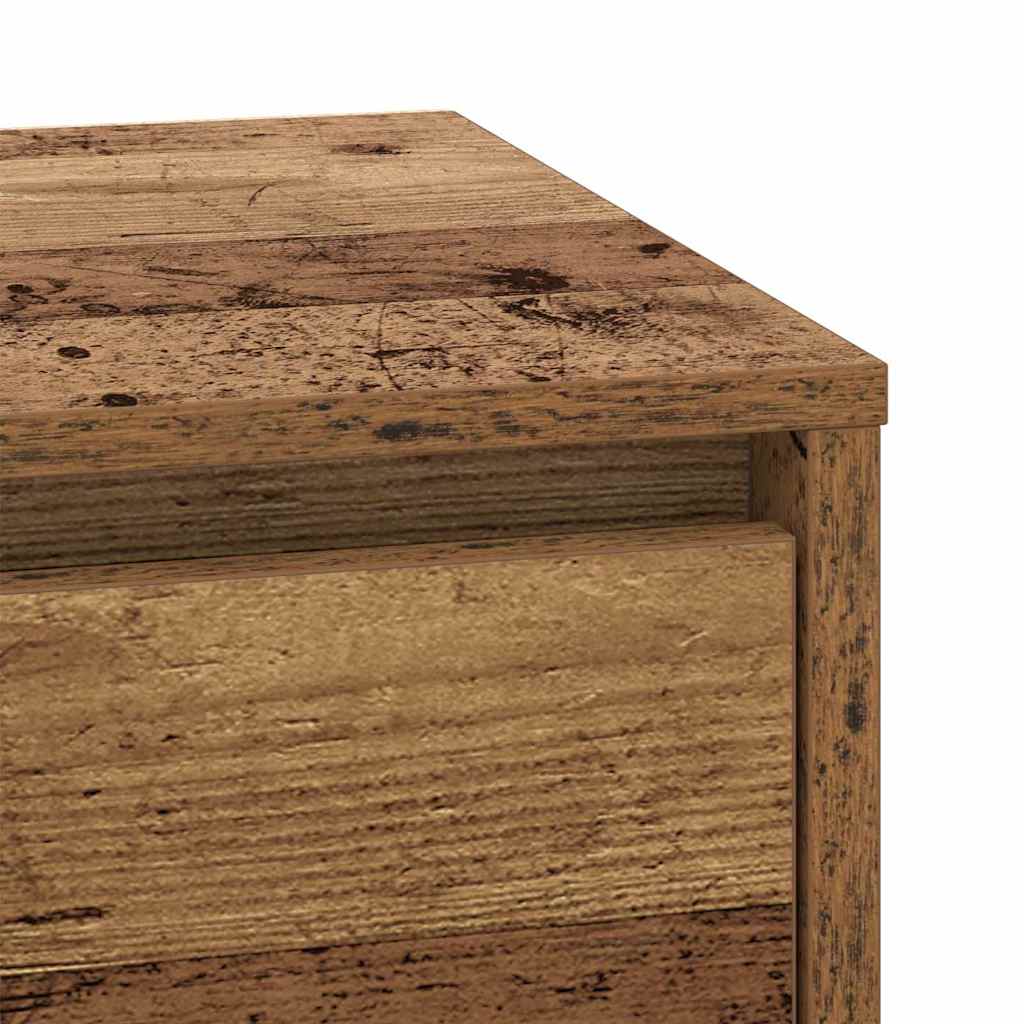 Κομοδίνο 2 pcs Παλιό ξύλο 39 x 34,5 x 50 εκ. Επεξεργασμένο ξύλο - Pakobazaar