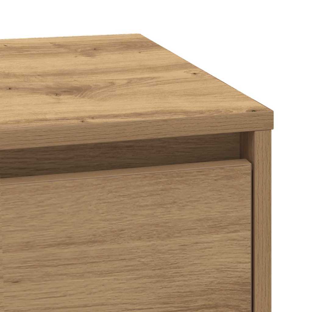 Κομοδίνο με συρτάρι 2 pcs Artisan Oak 39 x 34,5 x 50 εκ. - Pakobazaar