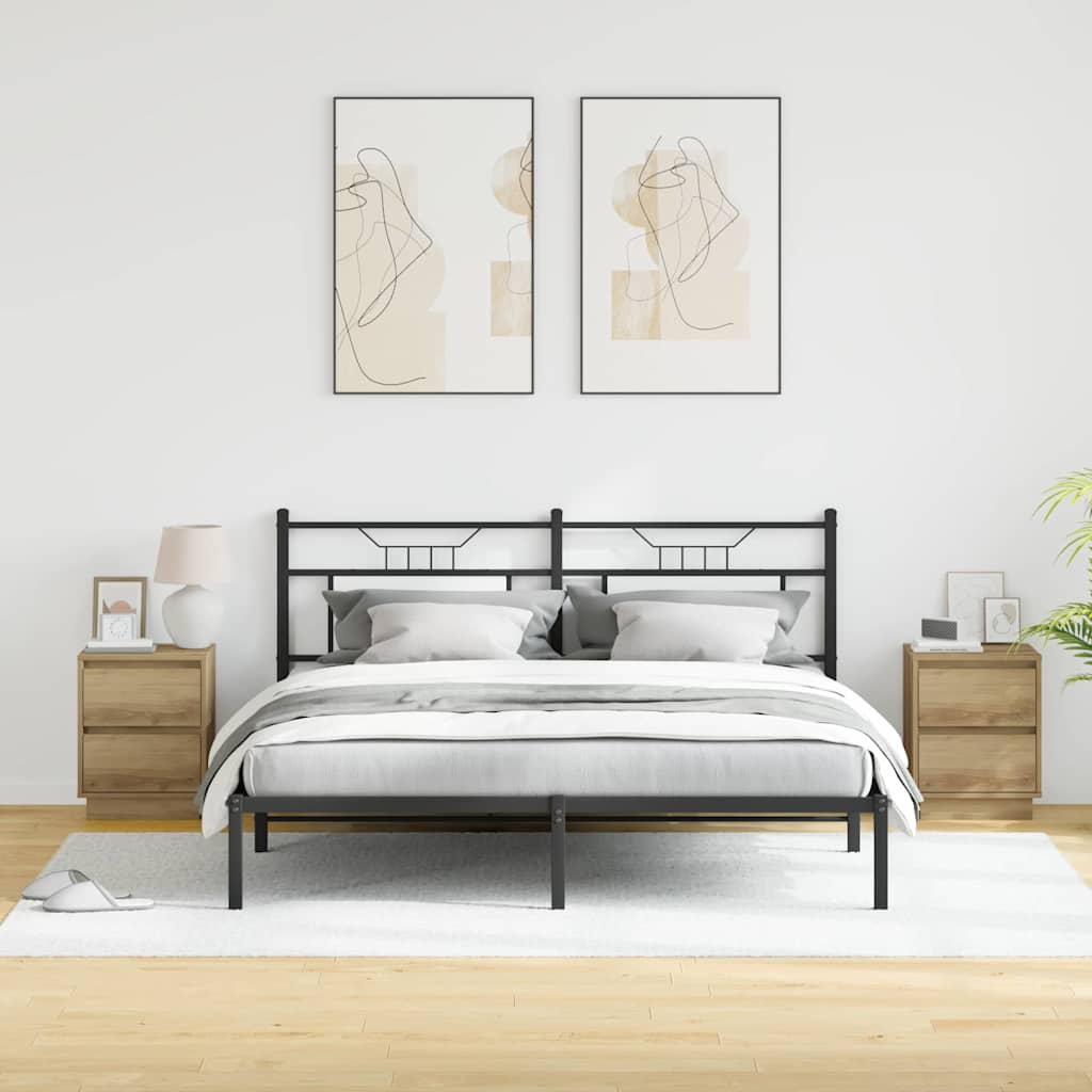 Κομοδίνο με συρτάρι 2 pcs Artisan Oak 39 x 34,5 x 50 εκ. - Pakobazaar