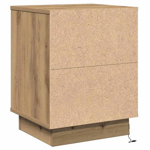 Κομοδίνο με συρτάρι 2 pcs Artisan Oak 39 x 34,5 x 50 εκ. - Pakobazaar