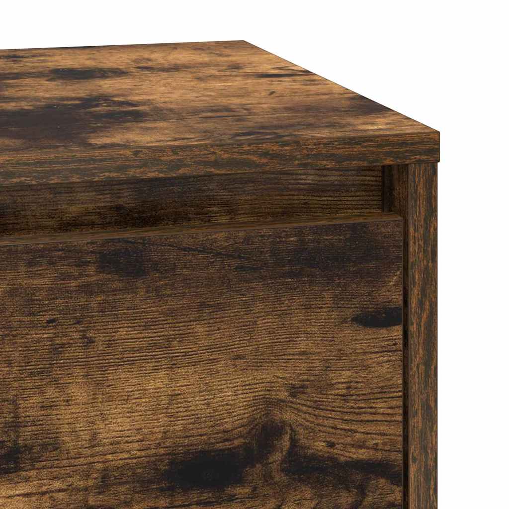 Κομοδίνο Καπνιστό Δρύς 39 x 34,5 x 65 εκ. Επεξεργασμένο ξύλο - Pakobazaar