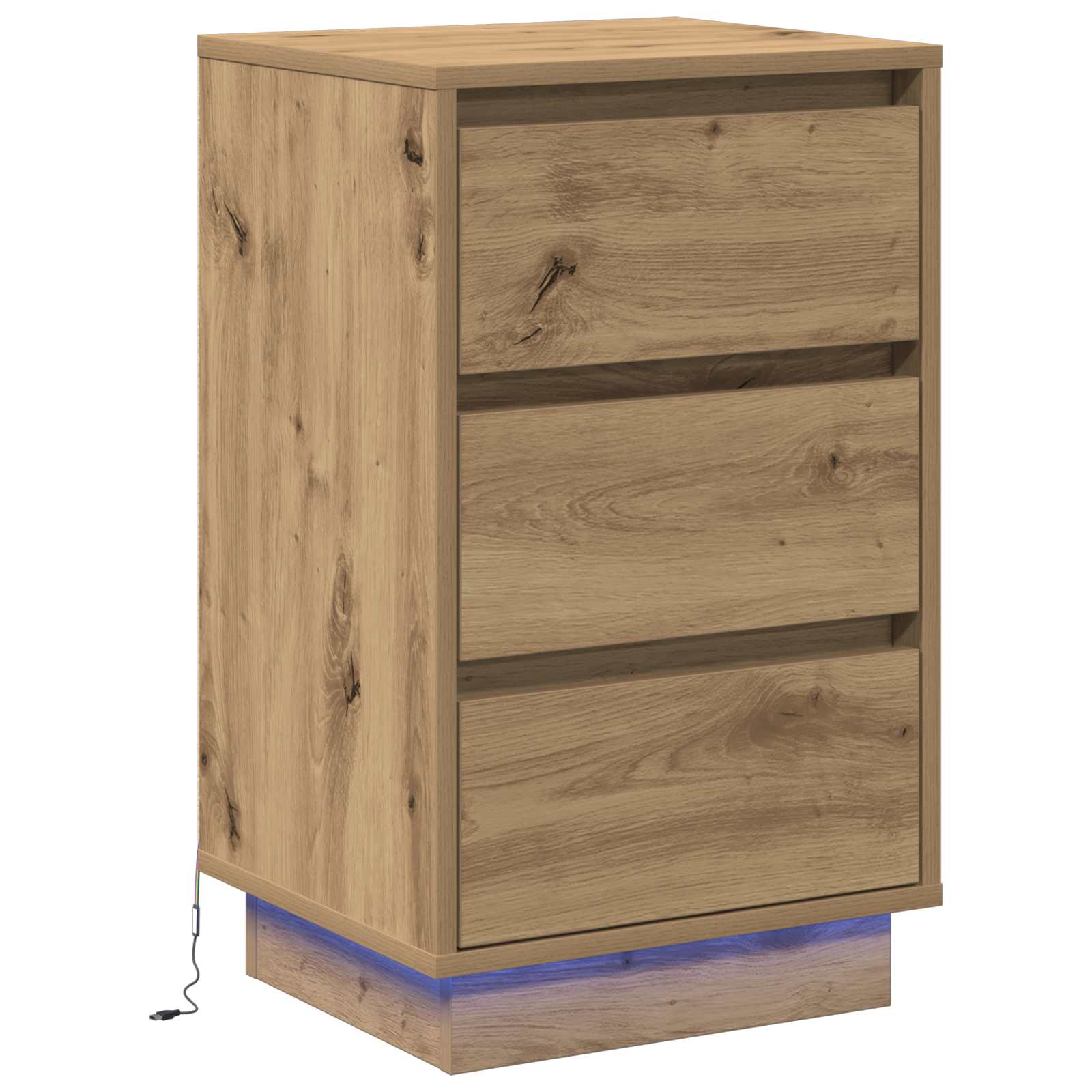 Κομοδίνο Artisan Oak 39 x 34,5 x 65 εκ. Επεξεργασμένο ξύλο - Pakobazaar