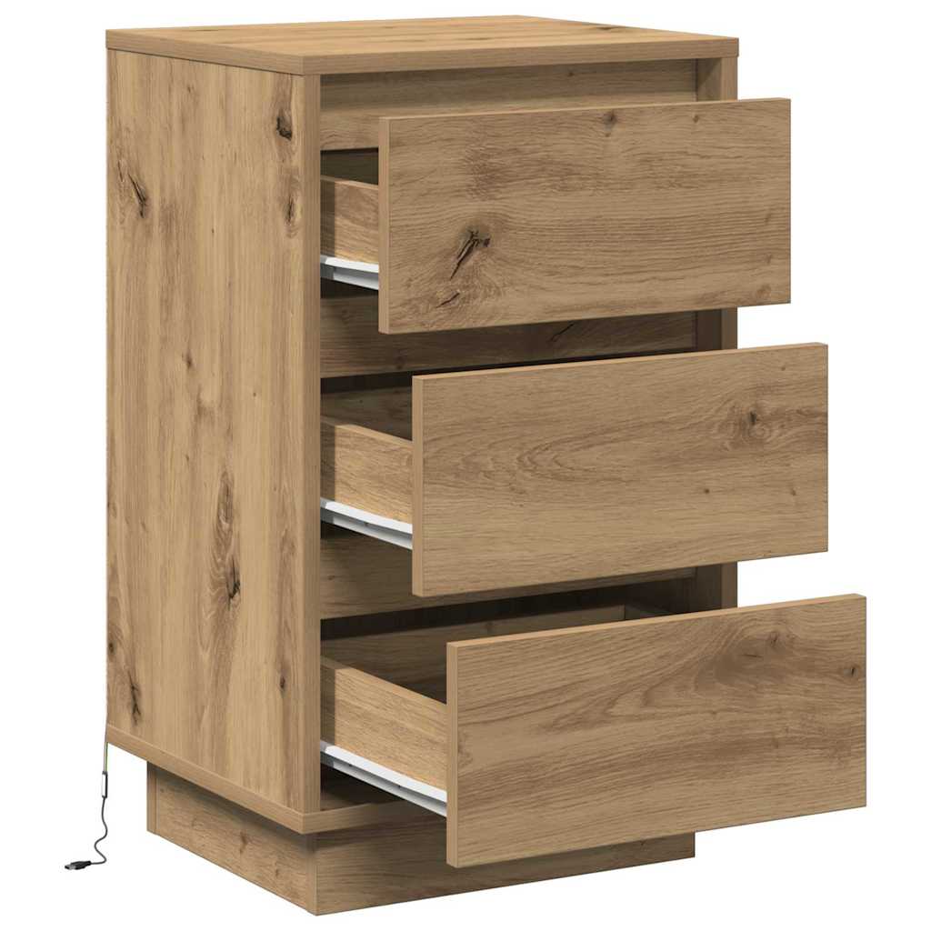Κομοδίνο Artisan Oak 39 x 34,5 x 65 εκ. Επεξεργασμένο ξύλο - Pakobazaar