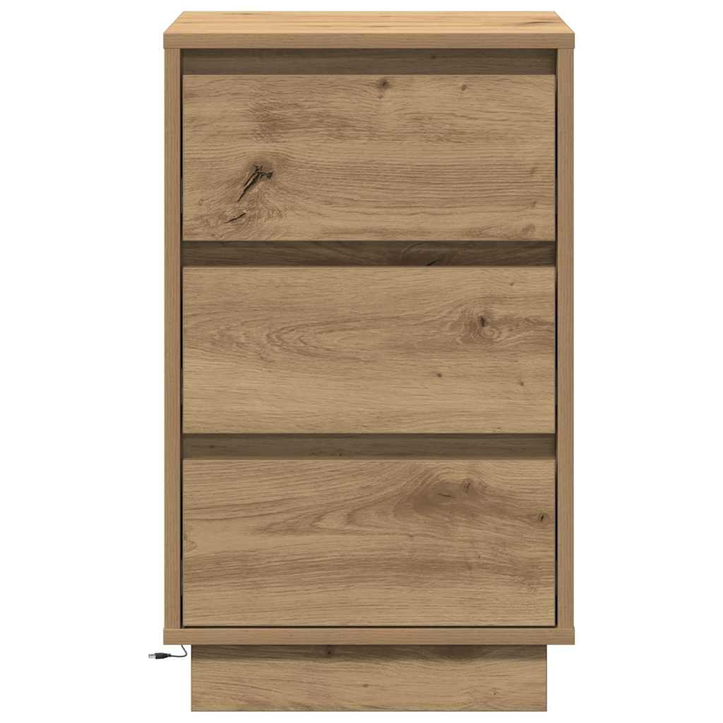 Κομοδίνο Artisan Oak 39 x 34,5 x 65 εκ. Επεξεργασμένο ξύλο - Pakobazaar