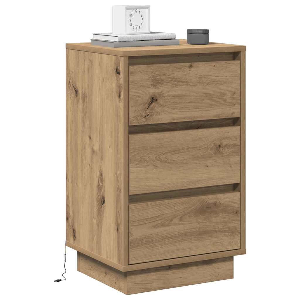 Κομοδίνο Artisan Oak 39 x 34,5 x 65 εκ. Επεξεργασμένο ξύλο - Pakobazaar