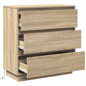 Κομοδίνο Δρύς Sonoma 71 x 34,5 x 75 εκ. Επεξεργασμένο ξύλο - Pakobazaar