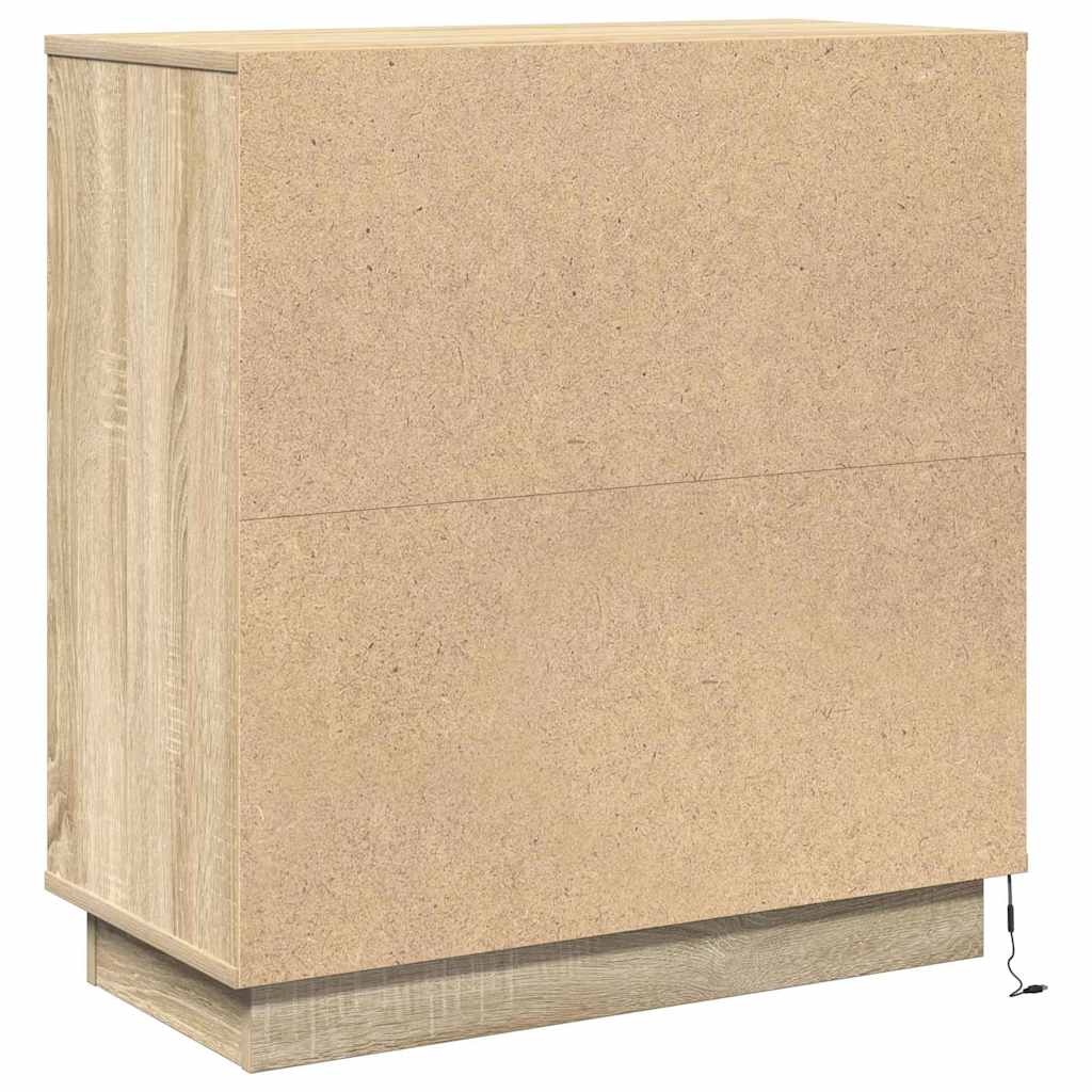 Κομοδίνο Δρύς Sonoma 71 x 34,5 x 75 εκ. Επεξεργασμένο ξύλο - Pakobazaar