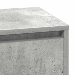 Κομοδίνο Σκυρόδεμα Γκρι 71 x 34,5 x 75 εκ. Επεξεργασμένο ξύλο - Pakobazaar