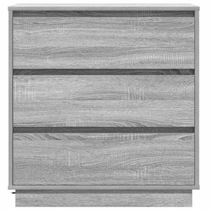 Κομοδίνο με συρτάρι Γκρι 71 x 34,5 x 75 εκ. Επεξεργασμένο ξύλο - Pakobazaar