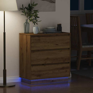 Κομοδίνο Artisan Oak 71 x 34,5 x 75 εκ. Επεξεργασμένο ξύλο - Pakobazaar