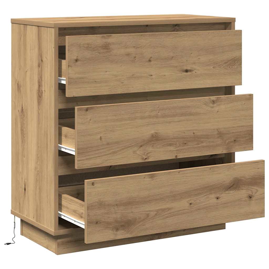 Κομοδίνο Artisan Oak 71 x 34,5 x 75 εκ. Επεξεργασμένο ξύλο - Pakobazaar