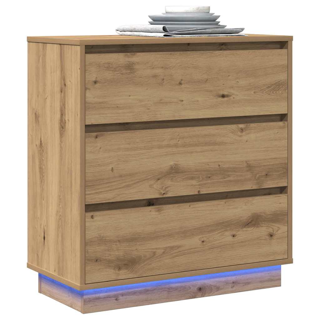 Κομοδίνο Artisan Oak 71 x 34,5 x 75 εκ. Επεξεργασμένο ξύλο - Pakobazaar