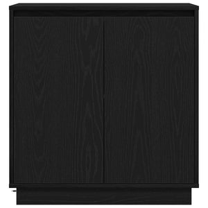 Κομοδίνο Μαύρη Οξυά 71 x 34.5 x 75 εκ. Επεξεργασμένο ξύλο - Pakobazaar