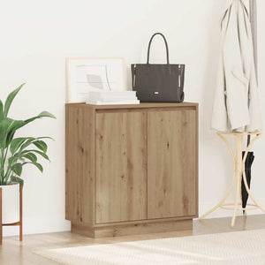 Πλευρικό Τραπέζι LED με ράφι Artisan Oak 71 x 34,5 x 75 εκ. - Pakobazaar