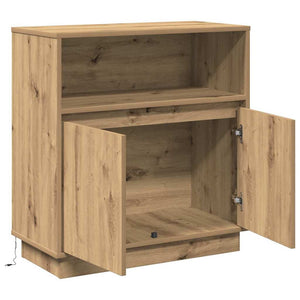Πλευρικό Τραπέζι LED Artisan Oak 71 x 34,5 x 75 εκ. - Pakobazaar