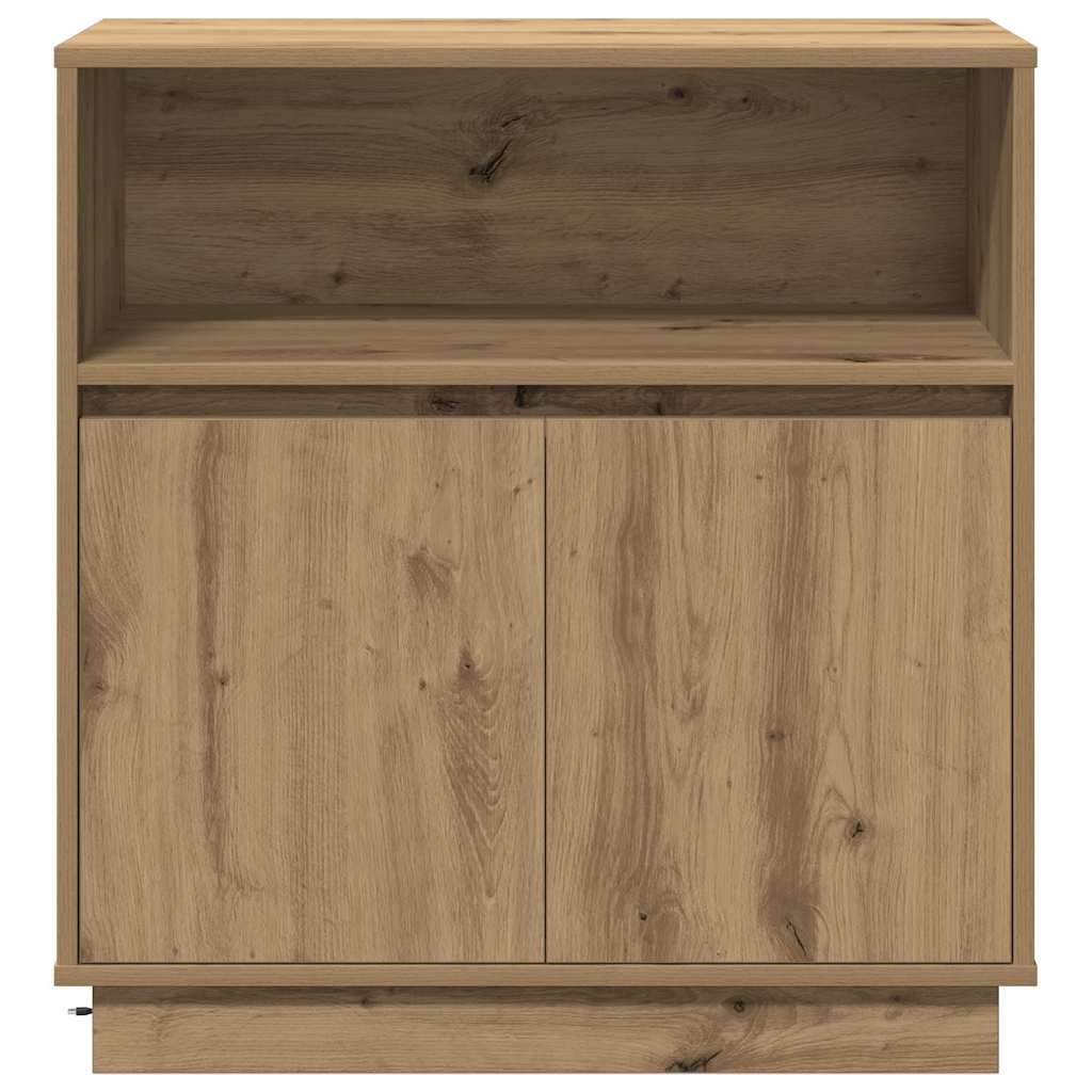 Πλευρικό Τραπέζι LED Artisan Oak 71 x 34,5 x 75 εκ. - Pakobazaar