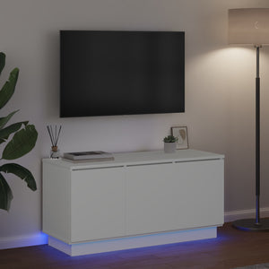Ντουλάπι TV Λευκό 100 x 38 x 49 εκ. Επεξεργασμένο ξύλο - Pakobazaar