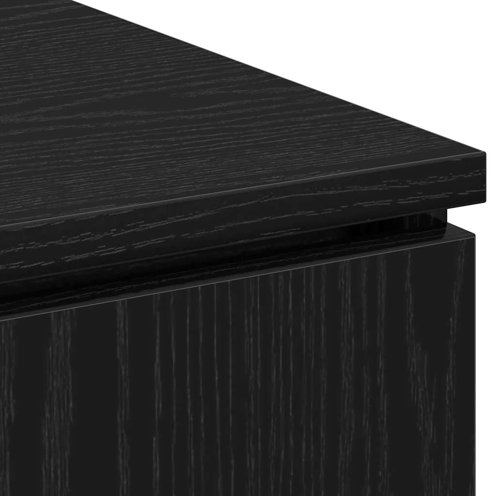 Ντουλάπι TV Μαύρη Οξυά 100 x 38 x 49 εκ. Επεξεργασμένο ξύλο - Pakobazaar