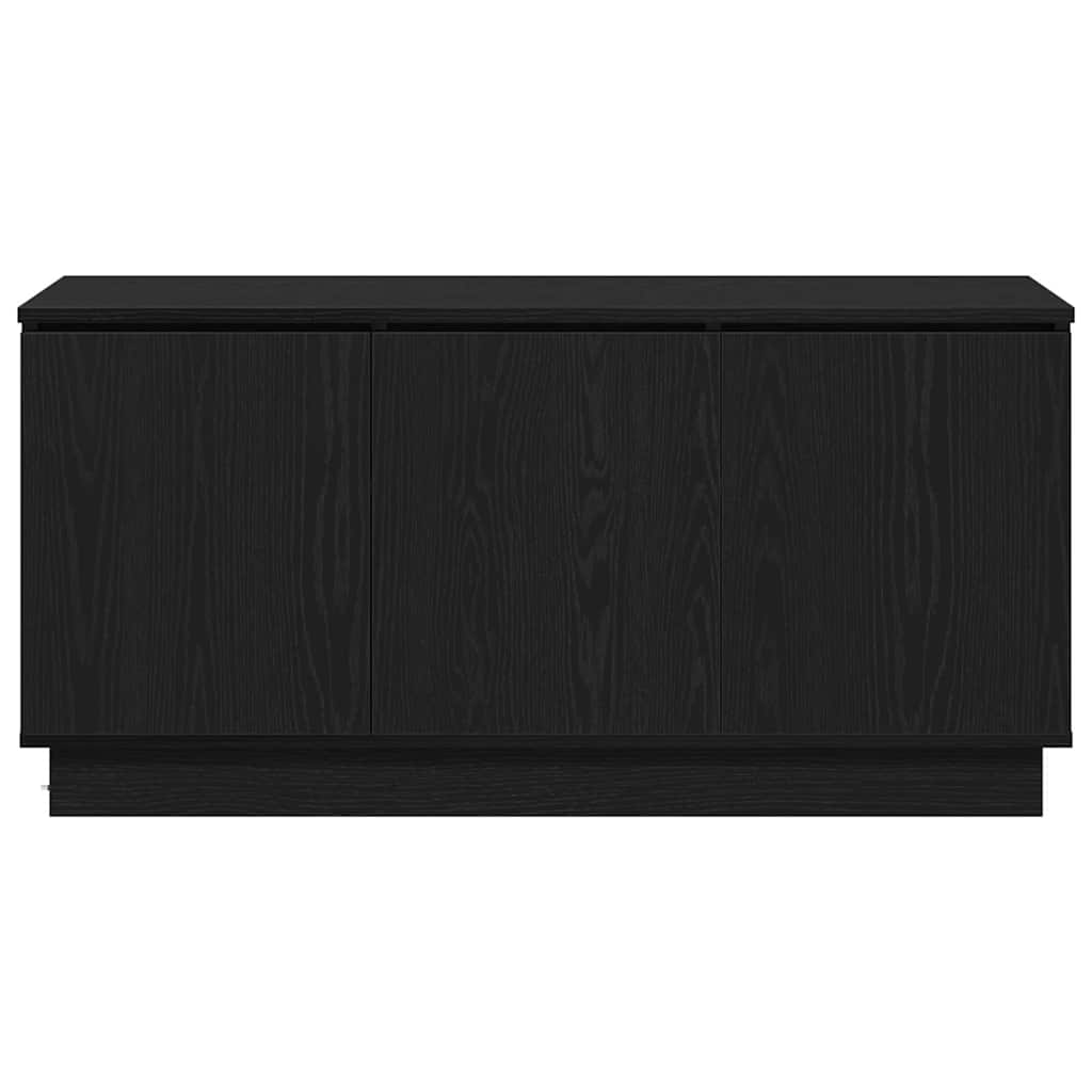 Ντουλάπι TV Μαύρη Οξυά 100 x 38 x 49 εκ. Επεξεργασμένο ξύλο - Pakobazaar