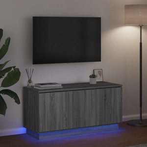 Ντουλάπι TV Γκρίζο Σονομα 100 x 38 x 49 εκ. Επεξεργασμένο ξύλο - Pakobazaar