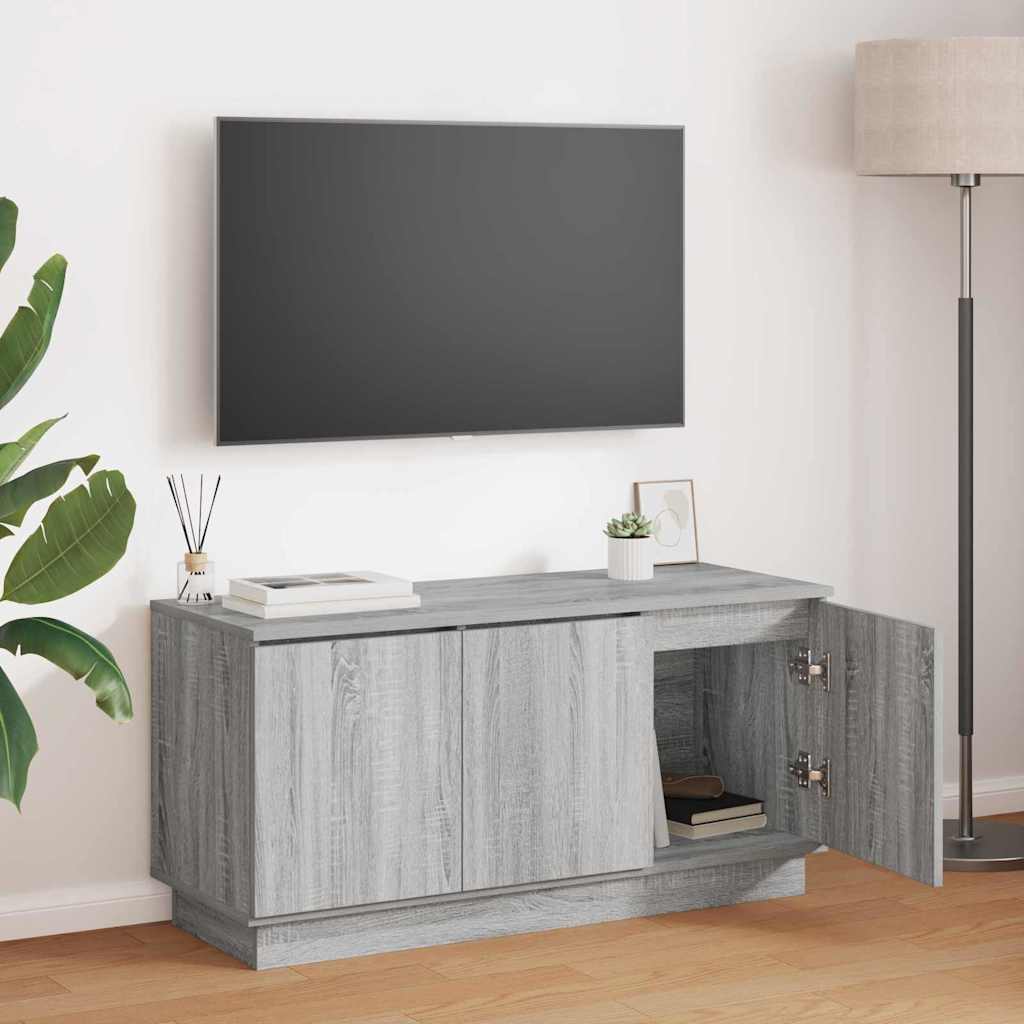 Ντουλάπι TV Γκρίζο Σονομα 100 x 38 x 49 εκ. Επεξεργασμένο ξύλο - Pakobazaar