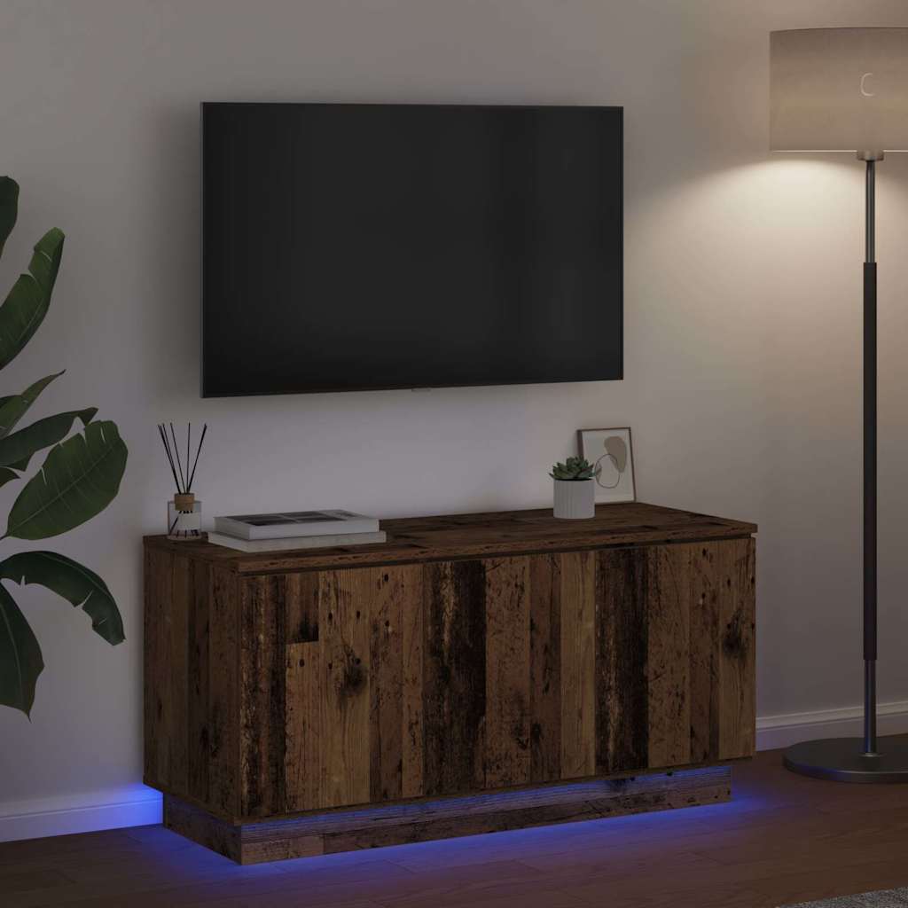 Ντουλάπι TV Παλιό Ξύλο 100 x 38 x 49 εκ. Επεξεργασμένο ξύλο - Pakobazaar