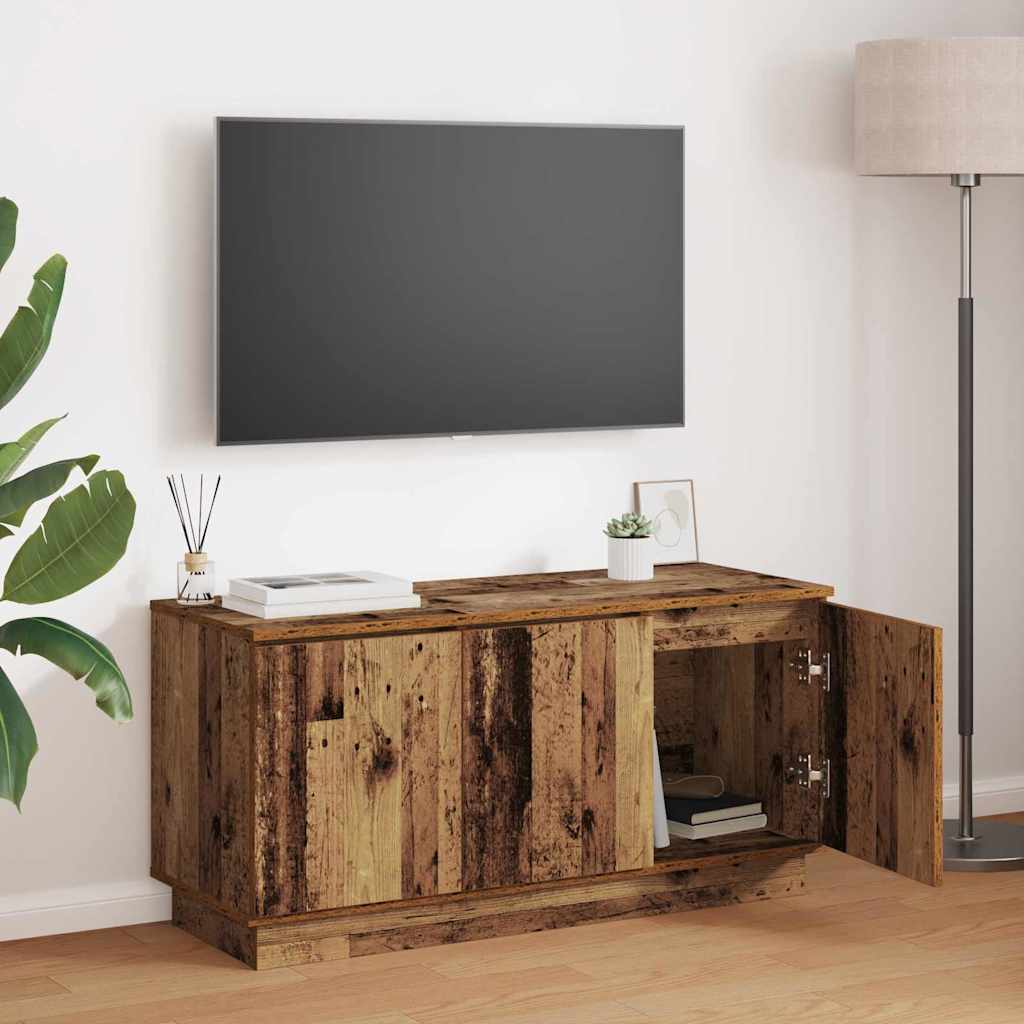 Ντουλάπι TV Παλιό Ξύλο 100 x 38 x 49 εκ. Επεξεργασμένο ξύλο - Pakobazaar