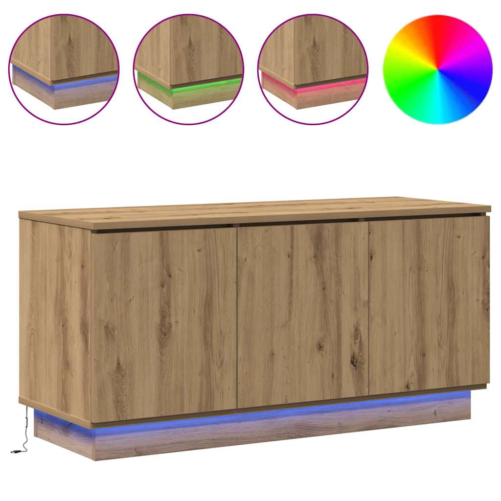 Ντουλάπι TV Artisan Oak 100 x 38 x 49 εκ. Επεξεργασμένο ξύλο - Pakobazaar