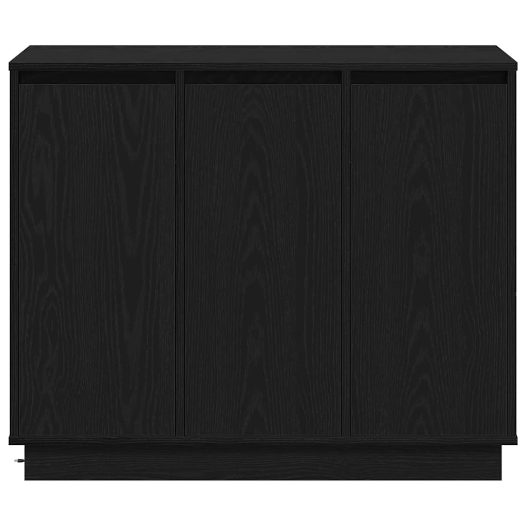 Πλευρικό Τραπέζι LED Μαύρη Οξυά 90 x 32 x 75 εκ. - Pakobazaar