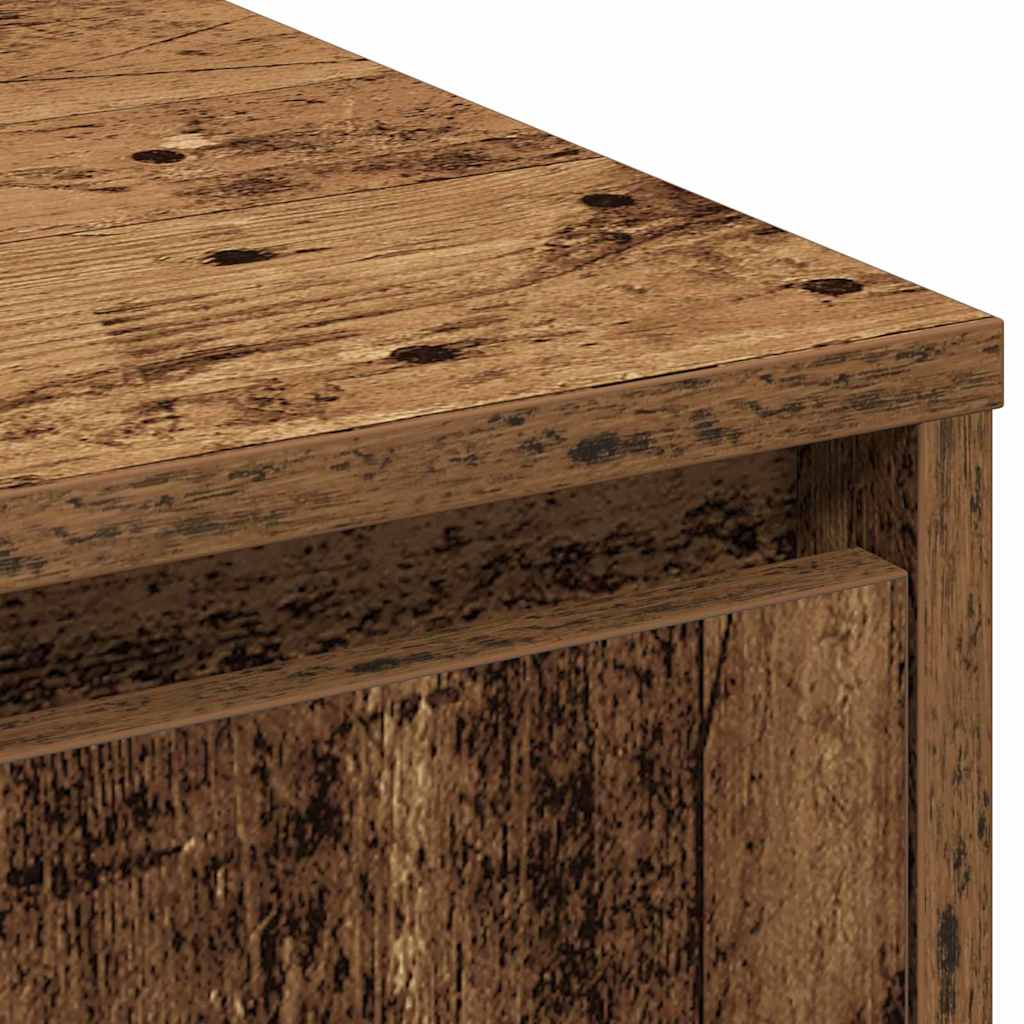 Πλευρικό Τραπέζι LED Παλιό ξύλο 90 x 32 x 75 εκ. - Pakobazaar