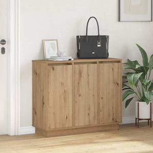 Πλευρικό Τραπέζι LED Artisan Oak 90 x 32 x 75 εκ. - Pakobazaar