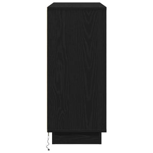 Πλευρικό Τραπέζι LED Μαύρη Οξυά 90 x 32 x 75 εκ. - Pakobazaar