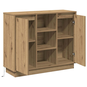 Πλευρικό Τραπέζι LED Artisan Oak 90 x 32 x 75 εκ.
