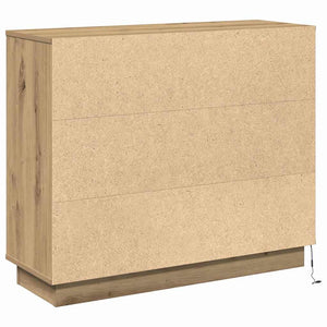 Πλευρικό Τραπέζι LED Artisan Oak 90 x 32 x 75 εκ.