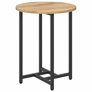Σετ βοηθητικά τραπεζάκια 2 pcs Δρυς Artisan και Μαύρο - Pakobazaar