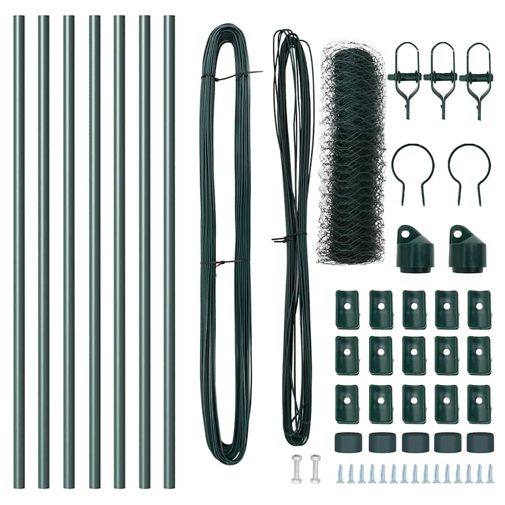 Στύλος Περιφράξεων Πράσινο 10 x 0,8 μ (36 χλστ πλέγμα)