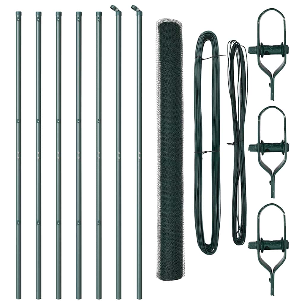 Στύλος Περιφράξεων Πράσινο 10 x 1,6 μ (13 mm πλέγμα)