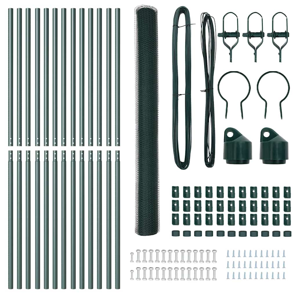 Στύλος Περιφράξεων Πράσινο 25 x 1,6 μ. (13 χιλιοστά πλέγμα)