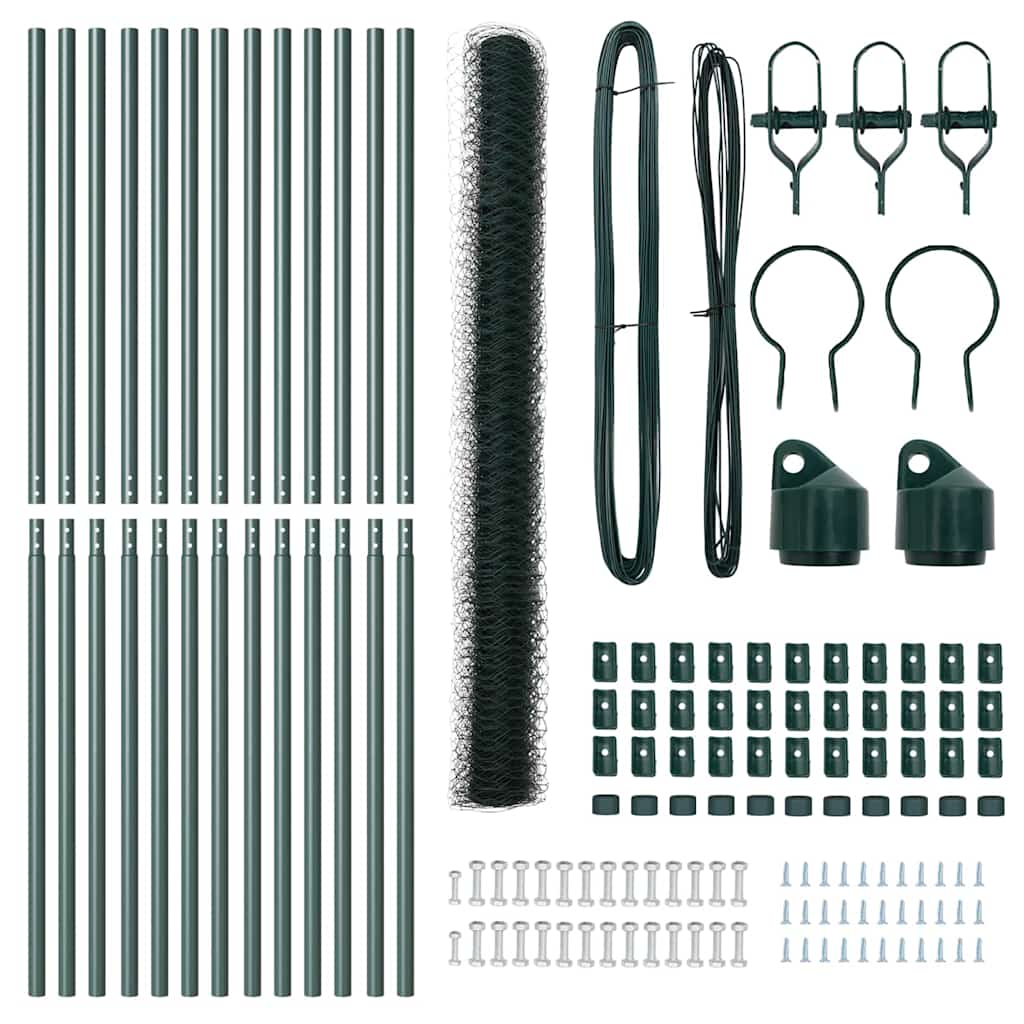 Στύλος Περιφράξεων Πράσινο 25 x 1,6 μ (διχτύωτο 50 χλστ)